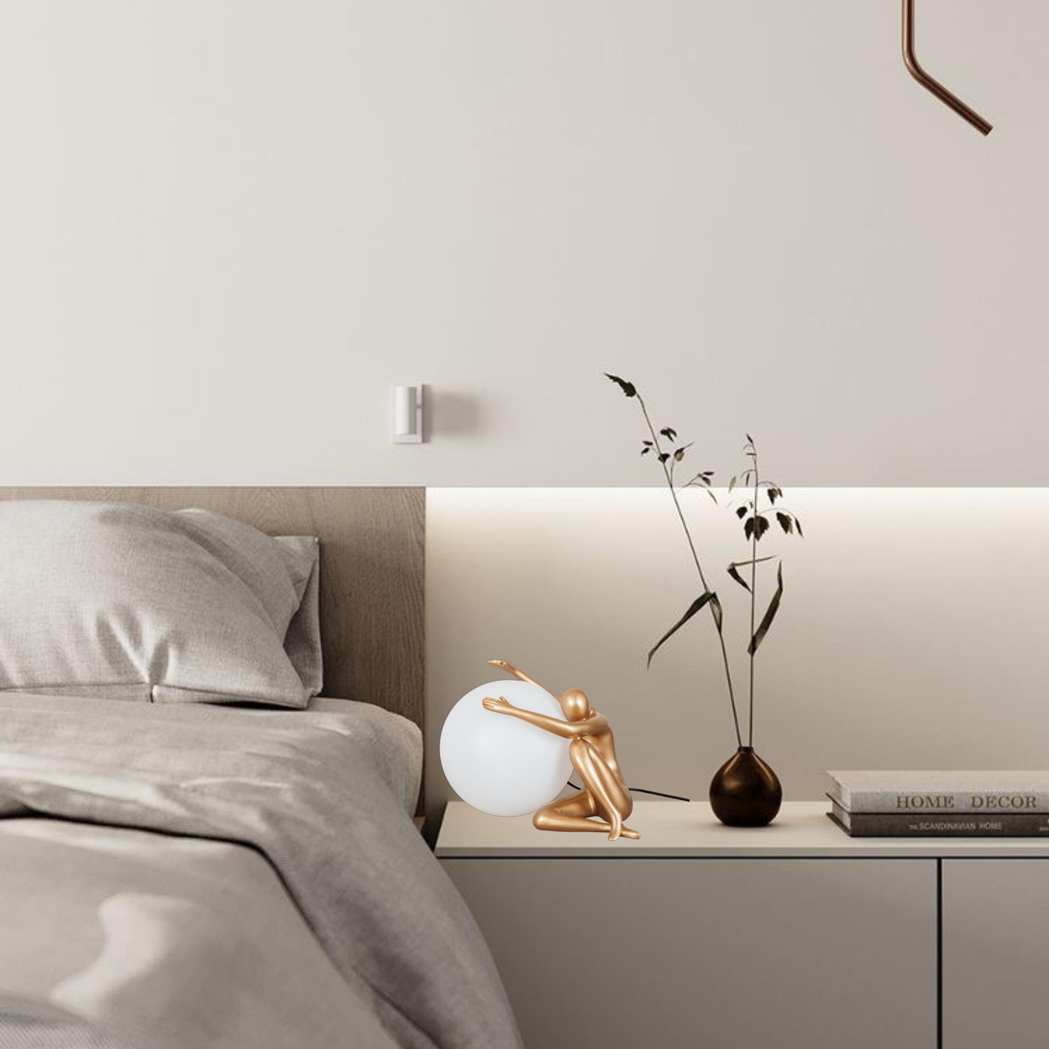 Настільна лампа 999-003 Куля Lady 20 см Gold (999-003 GD) - фото 2 Настільна лампа 999-003 Куля Lady 20 см Gold (999-003 GD) - фото 2