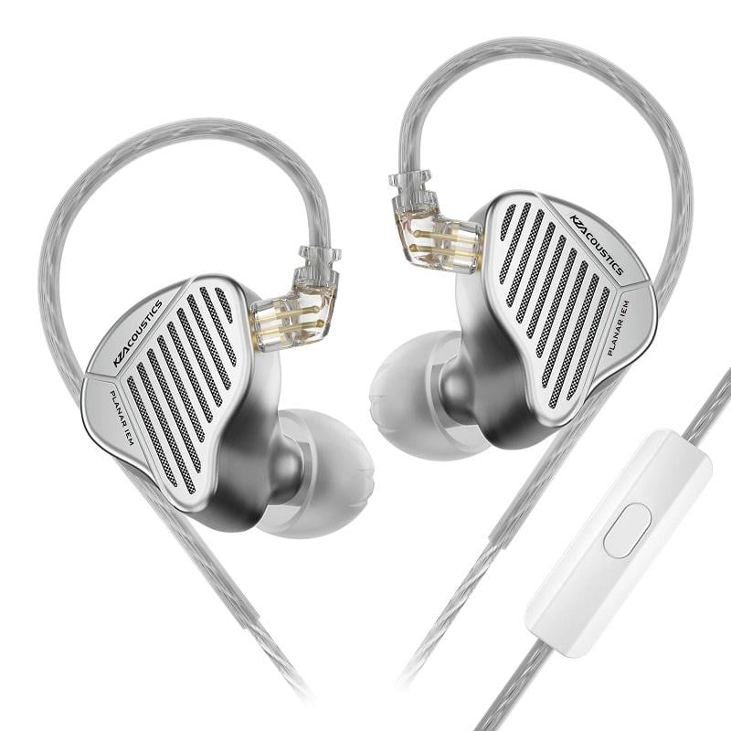 Навушники магніто-планарні KZ PR1 Hi-Fi Tuned вакуумні із мікрофоном Сірий (1876) Навушники магніто-планарні KZ PR1 Hi-Fi Tuned вакуумні із мікрофоном Сірий (1876)