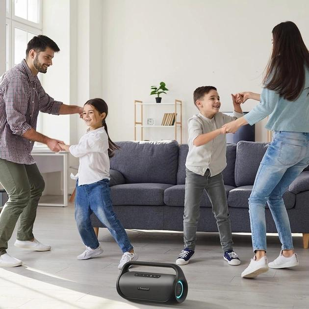 Колонка беспроводная Tronsmart Bang Mini IPX6 BT5,3 AUX NFC TWS 30W 15h Черный - фото 6