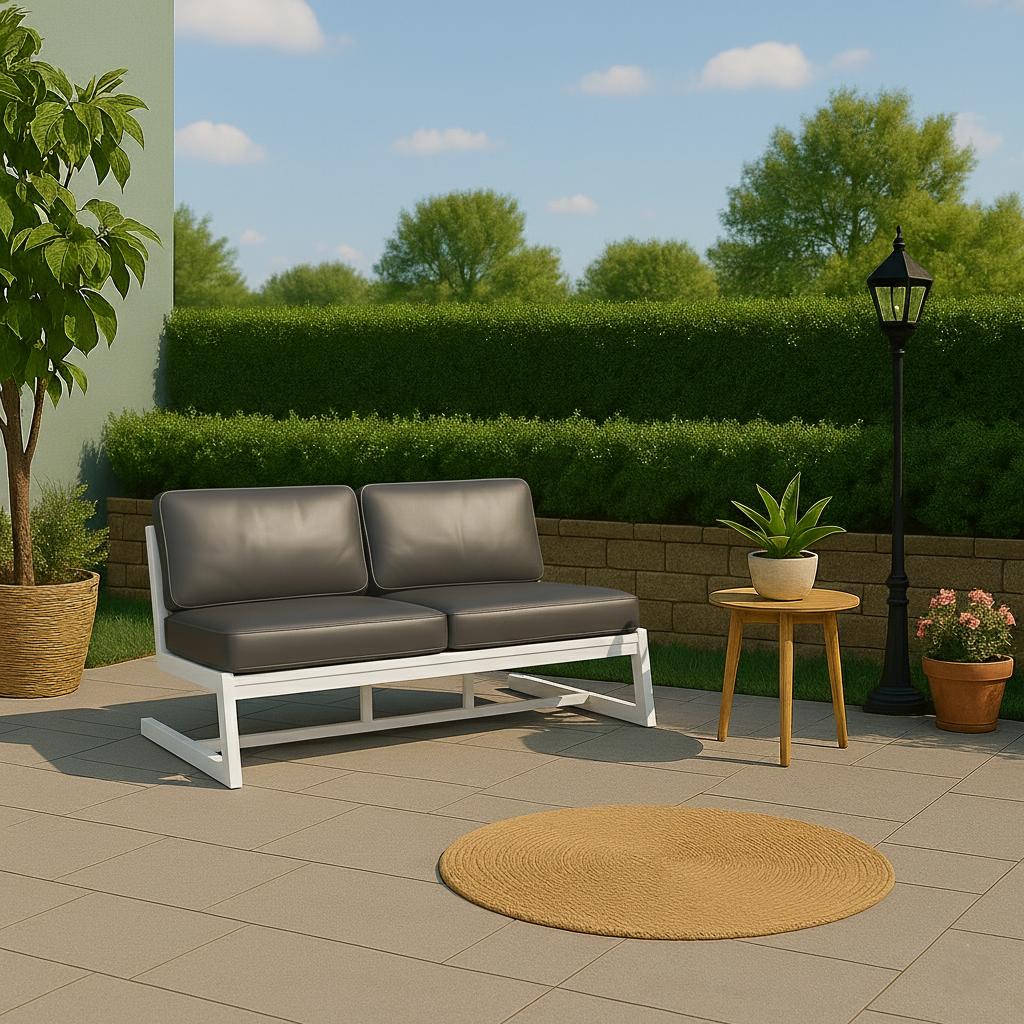 Диван металевий AVVS tech Атлас вуличний лофт екошкіра 156 см Темно-сірий/Білий (30222935) - фото 4 Диван металевий AVVS tech Атлас вуличний лофт екошкіра 156 см Темно-сірий/Білий (30222935) - фото 4