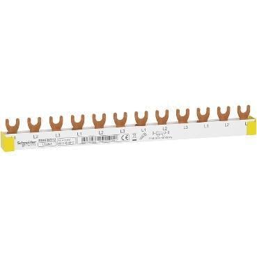 Шина вилочная Schneider Electric Resi9 3L+N 18 мм 12 модулей 63A (28684536)