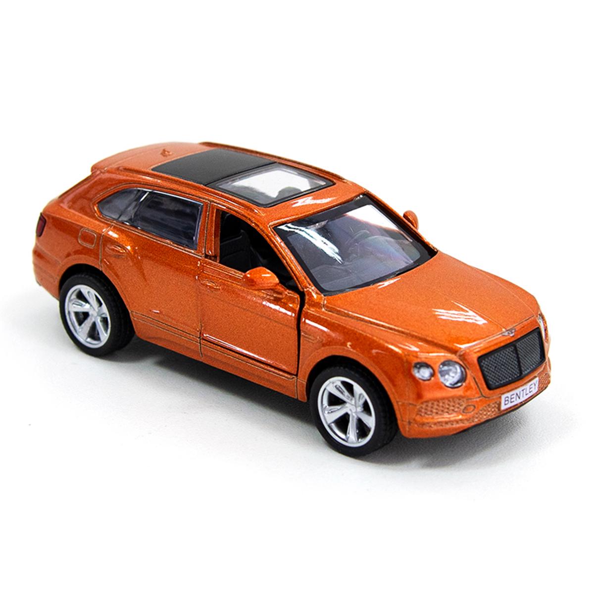 Автомодель игрушечная детская Bentley Bentayga Оранжевый - фото 10