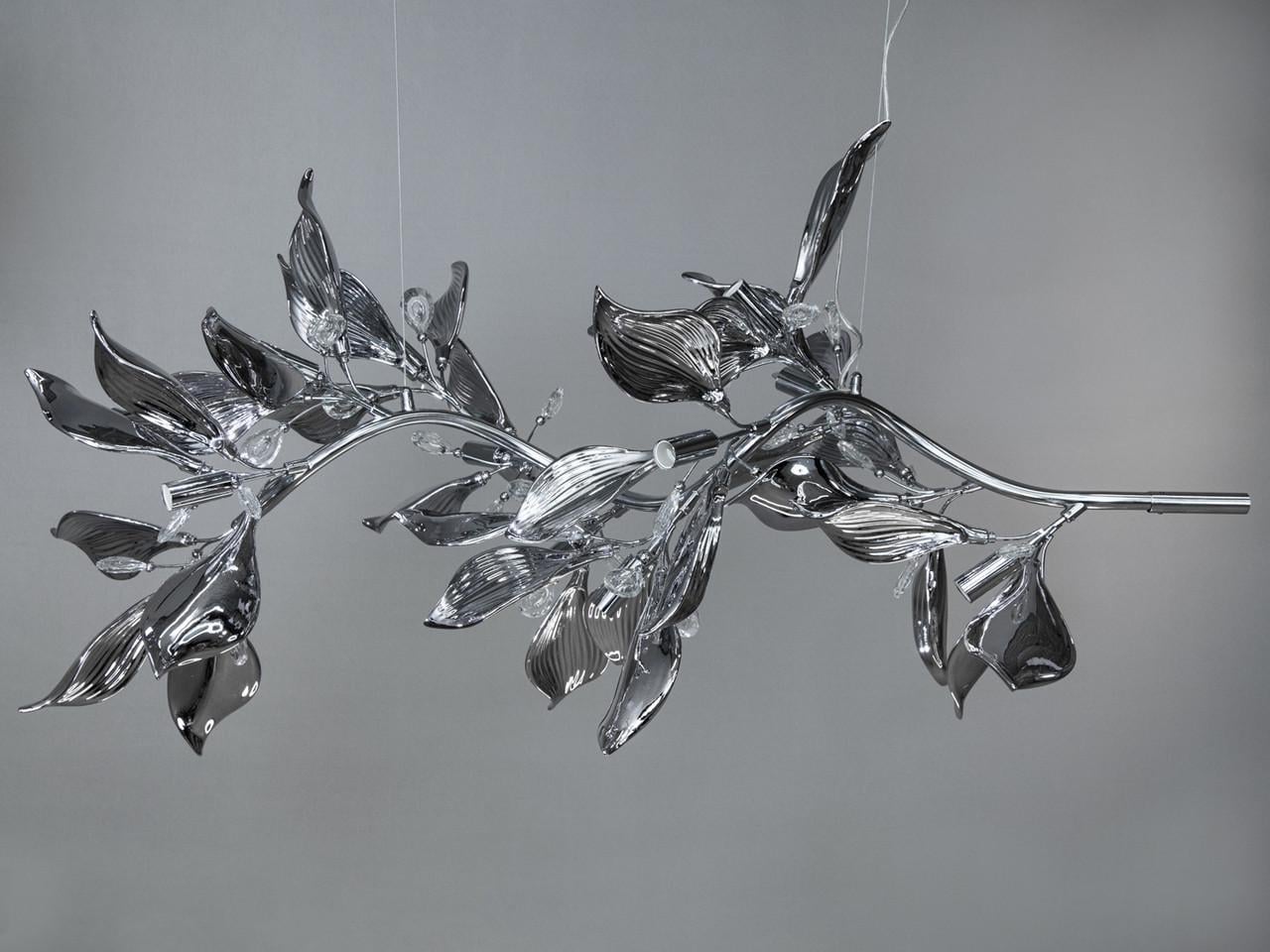 Люстра EcoLed Loft на 16 ламп 7229-12PL HR Срібний Люстра EcoLed Loft на 16 ламп 7229-12PL HR Срібний