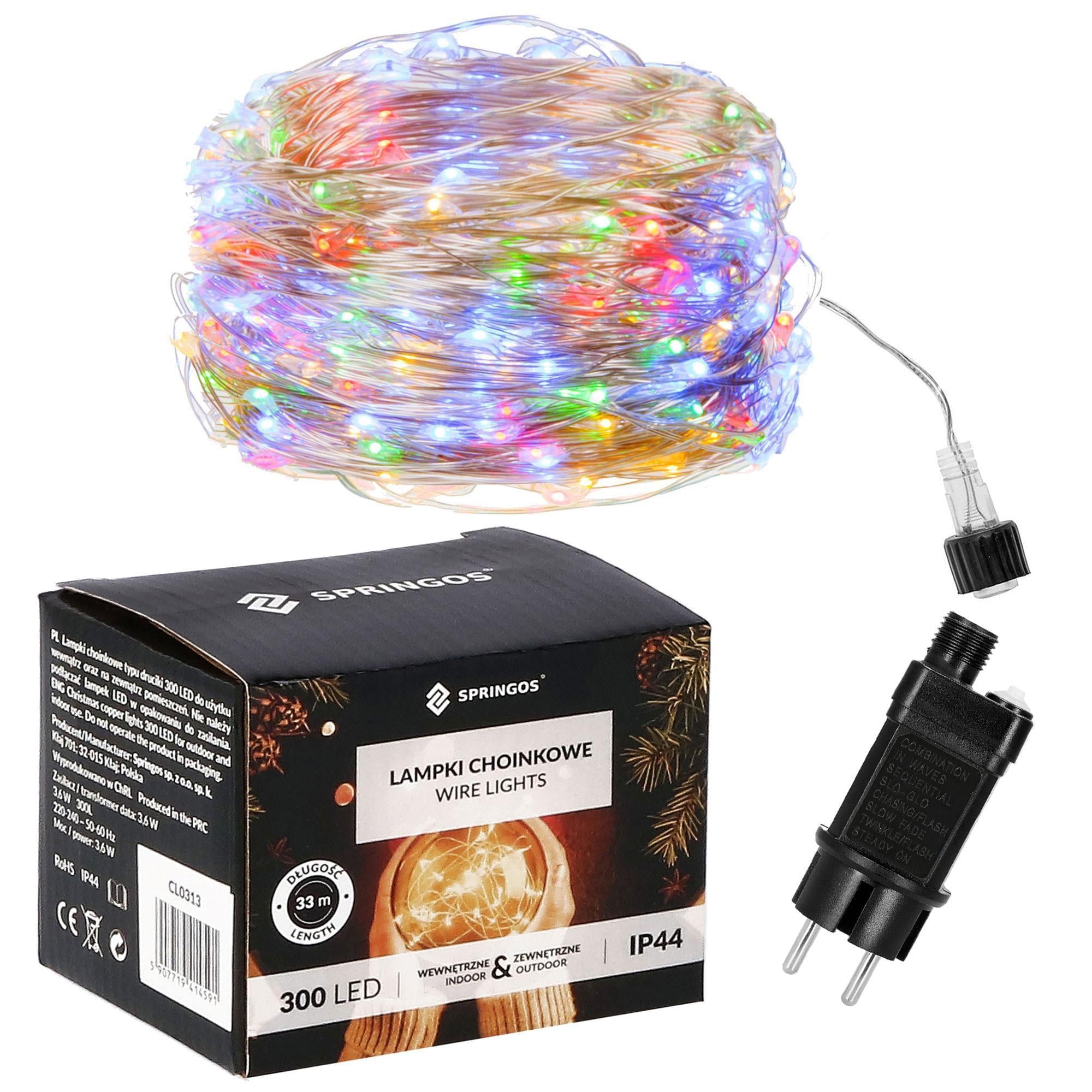 Гирлянда Springos 30 м 300 LED CL0311 Mix (3384)