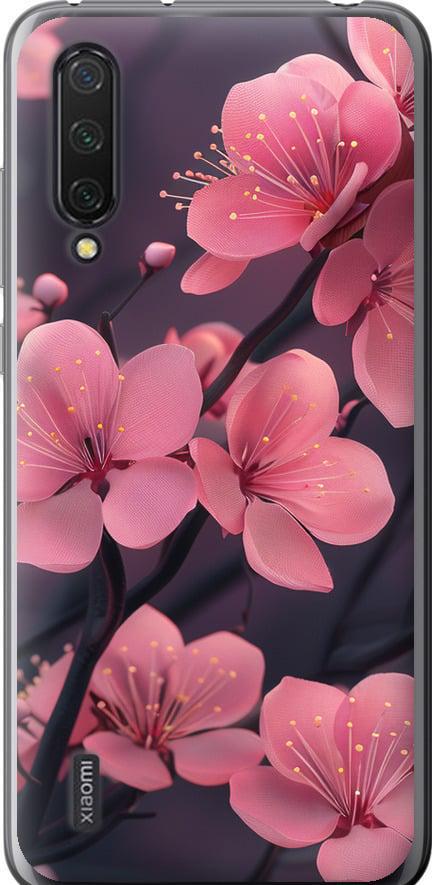 Чехол на Xiaomi Mi 9 Lite Пурпурная сакура (6075u-1834-42517)