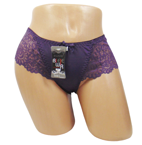 Женские трусики бразилиана Biweier 19041 L Фиолетовый (1684349122)