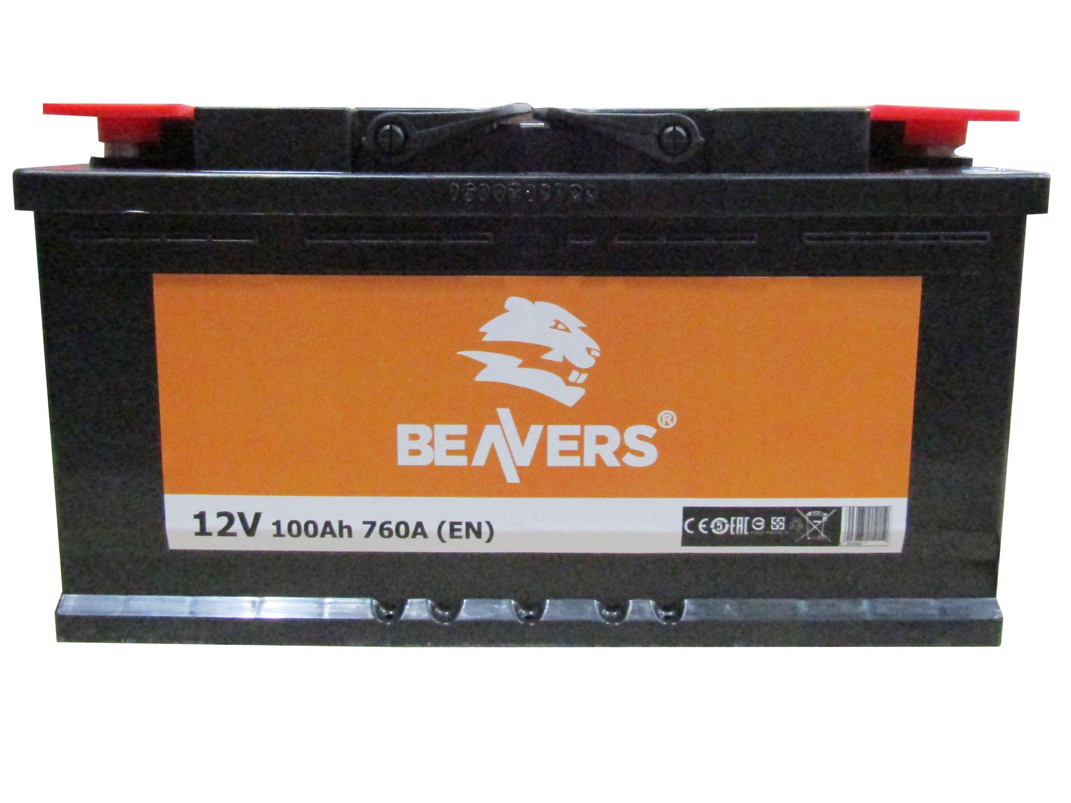 Аккумулятор BEAVERS 6СТ-100 L+ 760А - фото 3