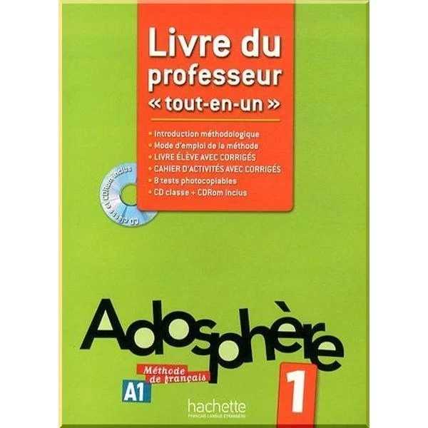 Книга для учителя Adosphère 1 Livre du professeur