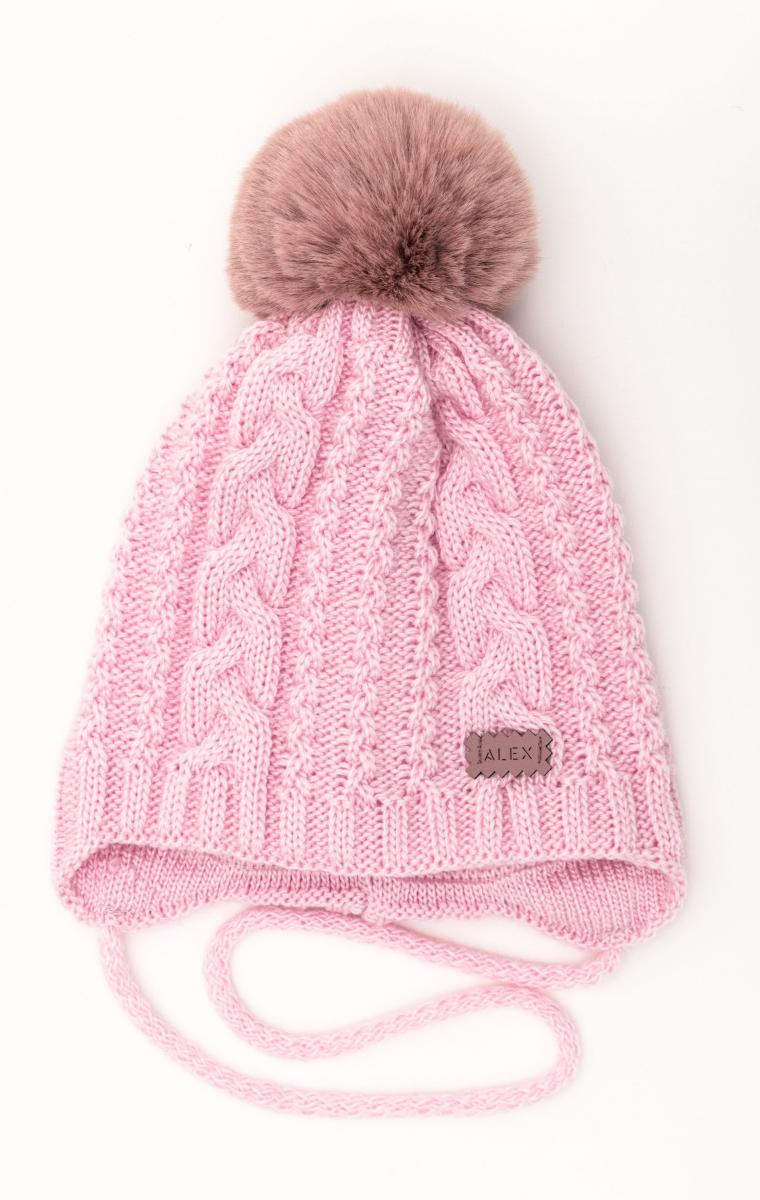 Шапка детская зимняя Alex Классик 44-48 см Светло-розовый