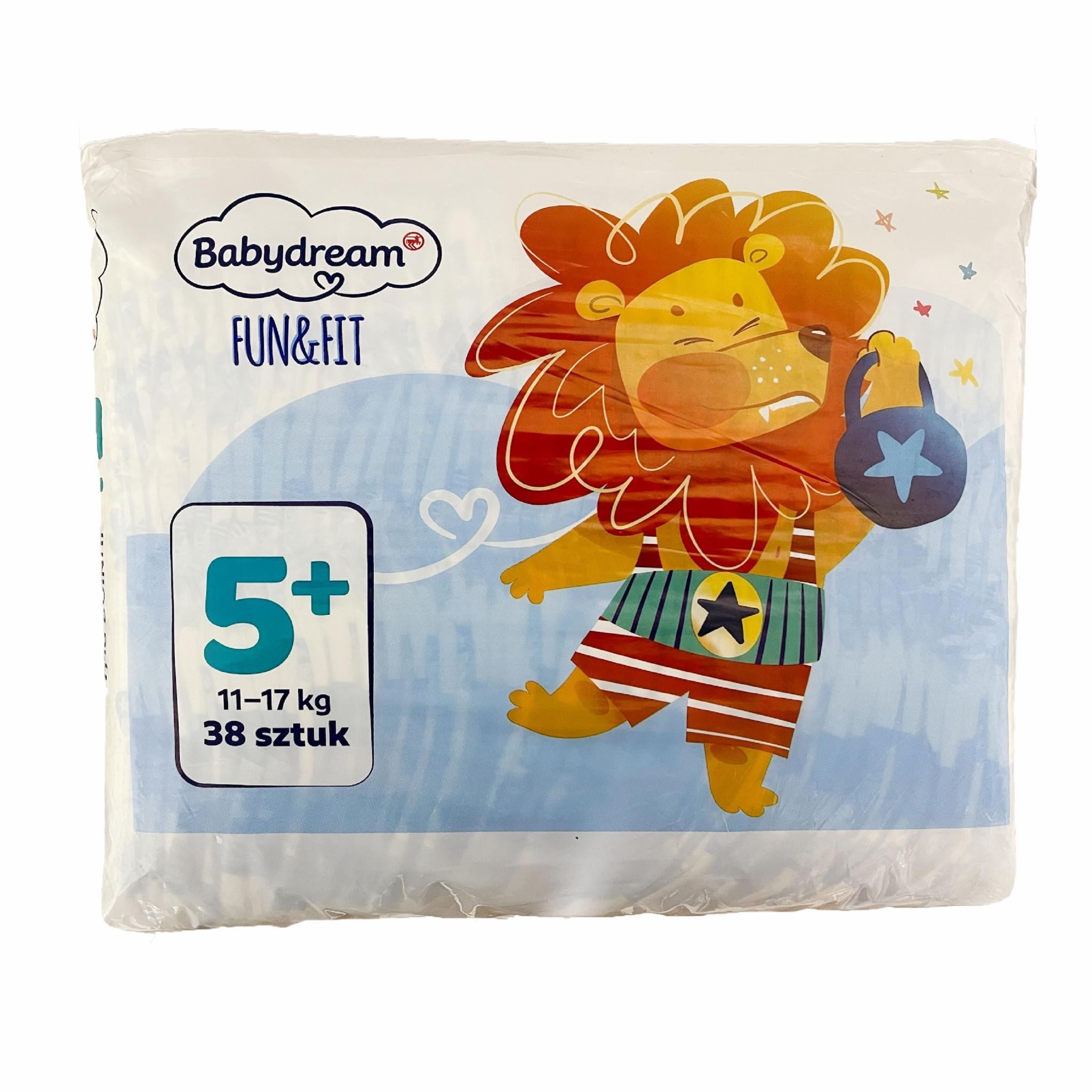 Подгузники Babydream FUN&FIT 5+ Junior 11-17 кг 38 шт. (122173667) Подгузники Babydream FUN&FIT 5+ Junior 11-17 кг 38 шт. (122173667)