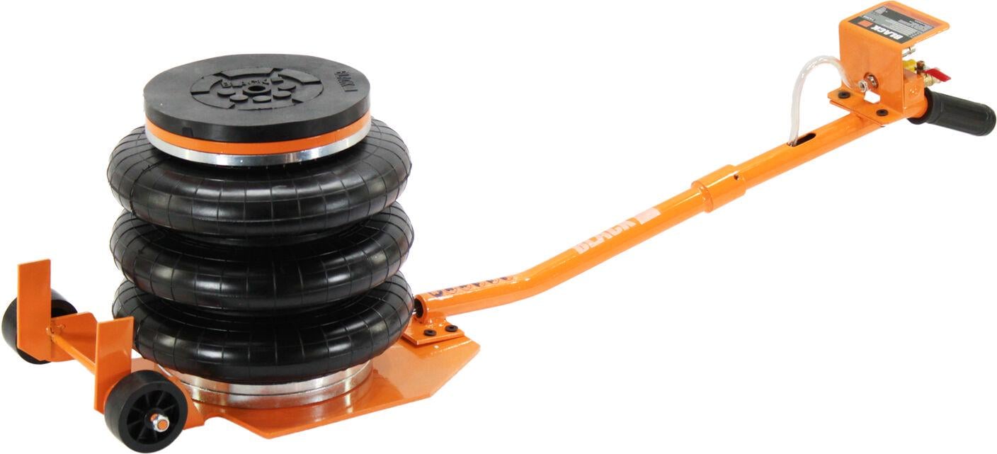 Домкрат подкатной пневматический Kraft Dele 3,5 т 40 см (KD470)