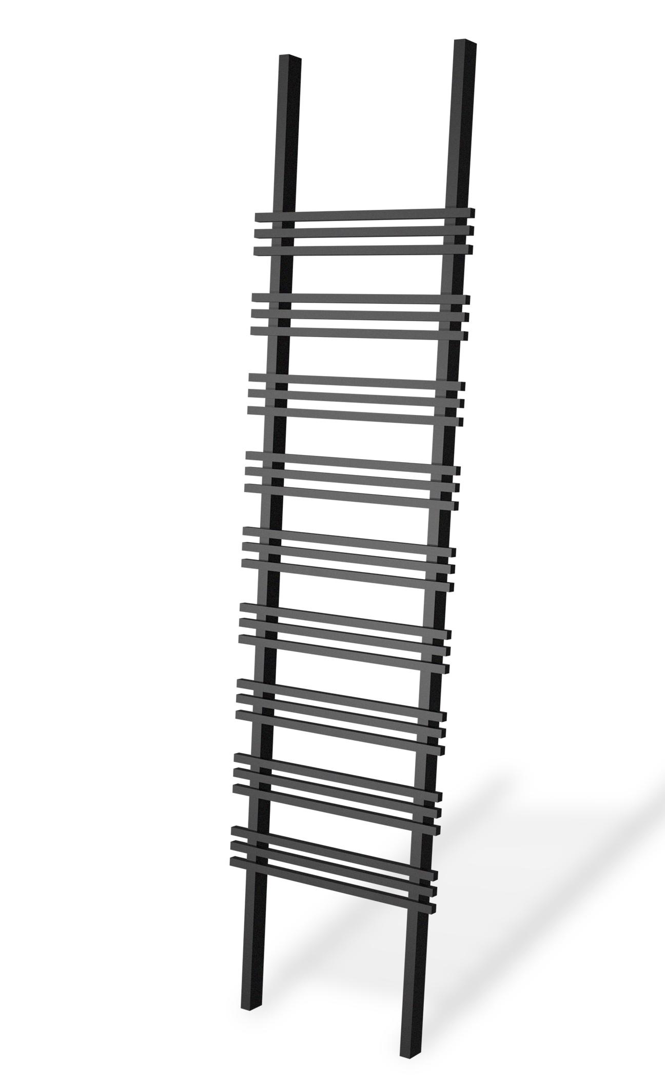 Рушникосушарка Genesis Aqua Bianco 170x53 см Чорний