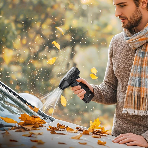 Турбовентилятор портативний Hoco HX67 Force fan Black (HX67) - фото 7 Турбовентилятор портативний Hoco HX67 Force fan Black (HX67) - фото 7