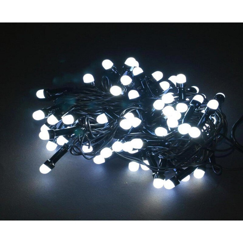 Гирлянда Круглые лампы 500Led Белый