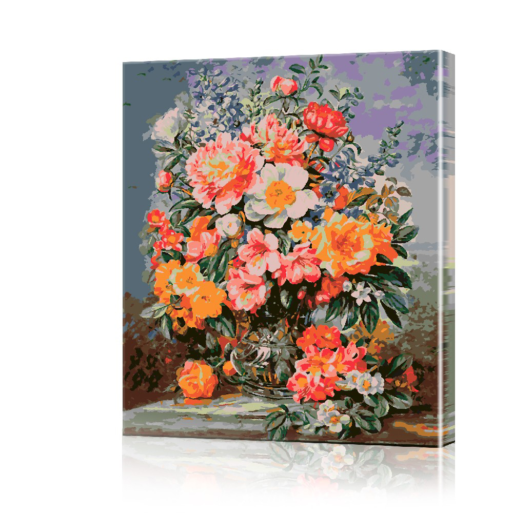 Картина по номерам ArtSale Прекрасный букет PBN0140 40х50 см
