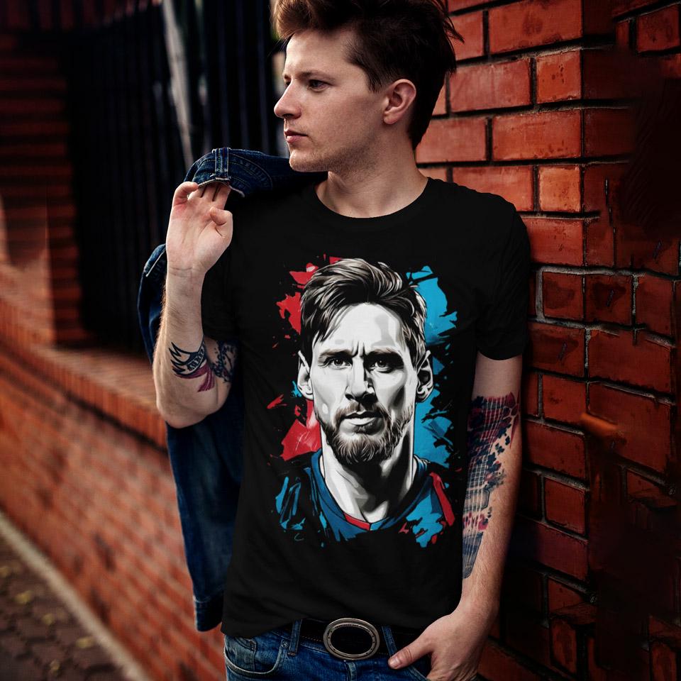 Футболка унисекс Lionel Messi FC Barcelona S Черный (0000011826) Футболка унисекс Lionel Messi FC Barcelona S Черный (0000011826)