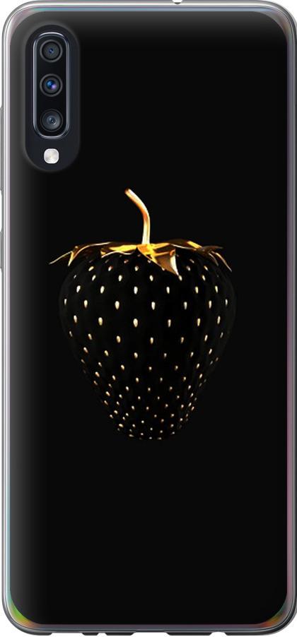 Чохол на Samsung Galaxy A70 2019 A705F Чорна полуниця (3585t-1675-42517)