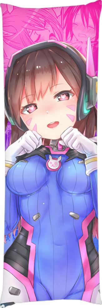 Подушка дакимакура Overwatch Senpai 50x150 см (13546134)
