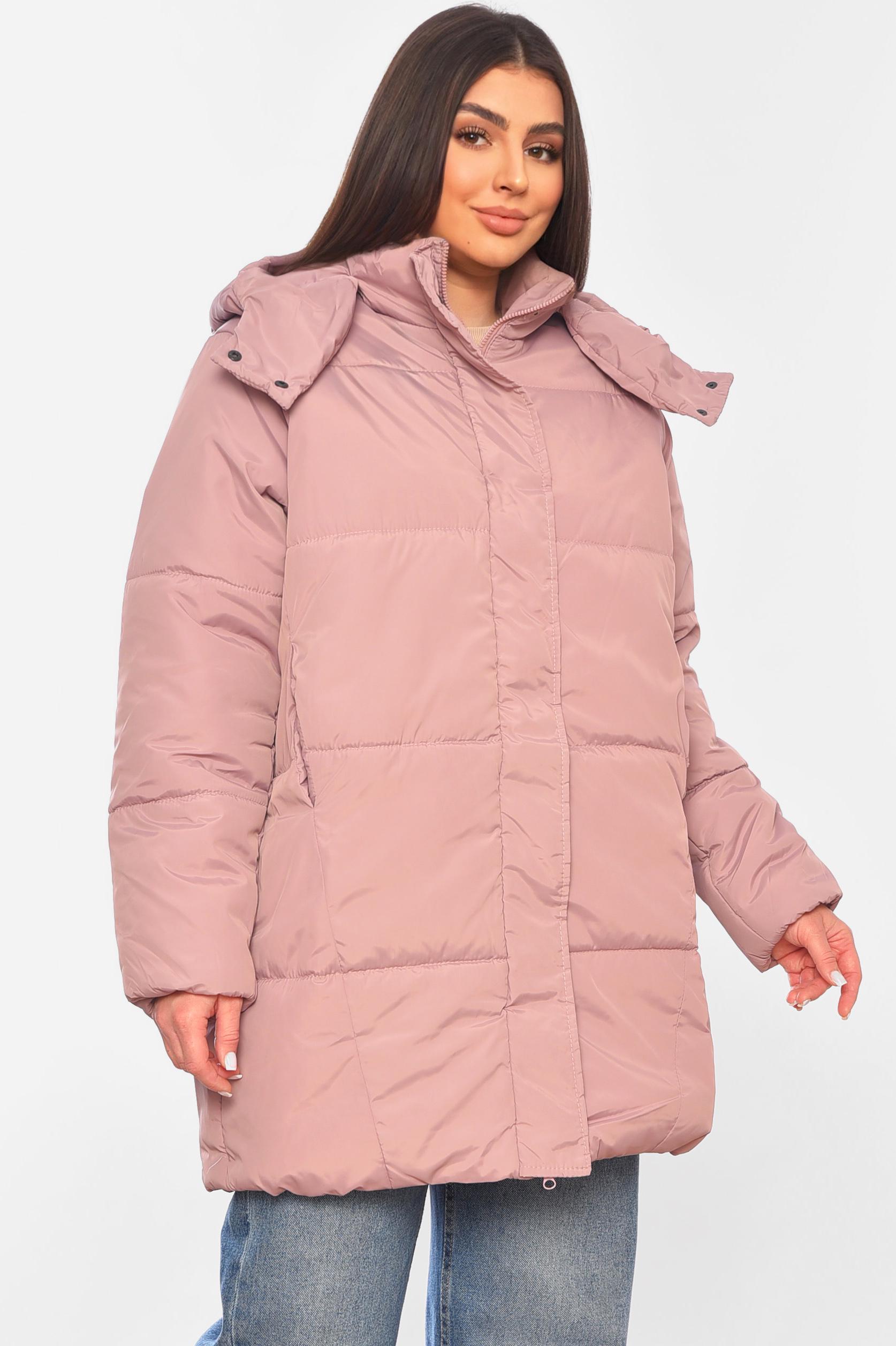 Куртка жіноча демісезонна р. 46 Пудровий (197782) - фото 2