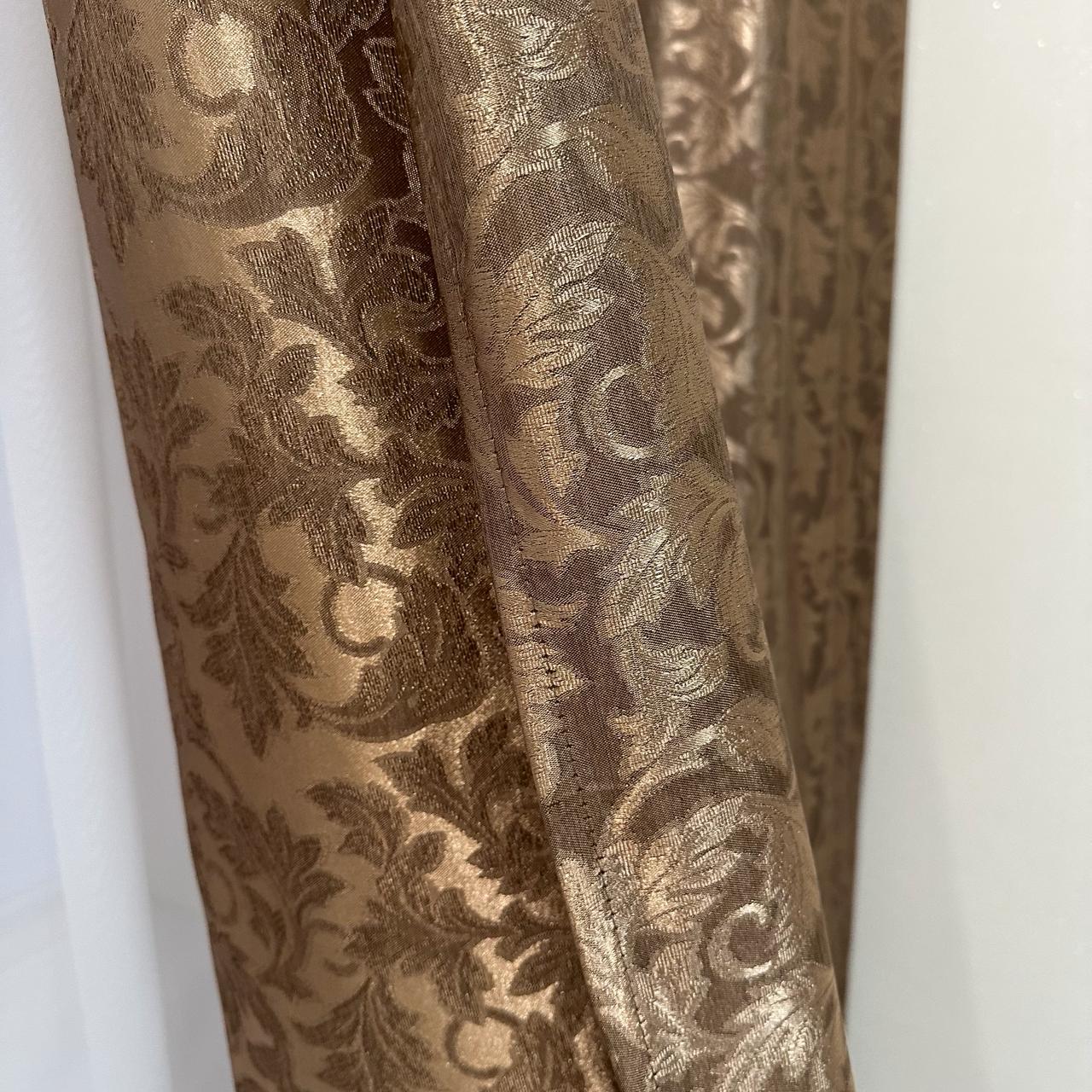 Штори Севілья жаккардові 1,5 х2,7 м 2 шт. Коричневий - фото 9