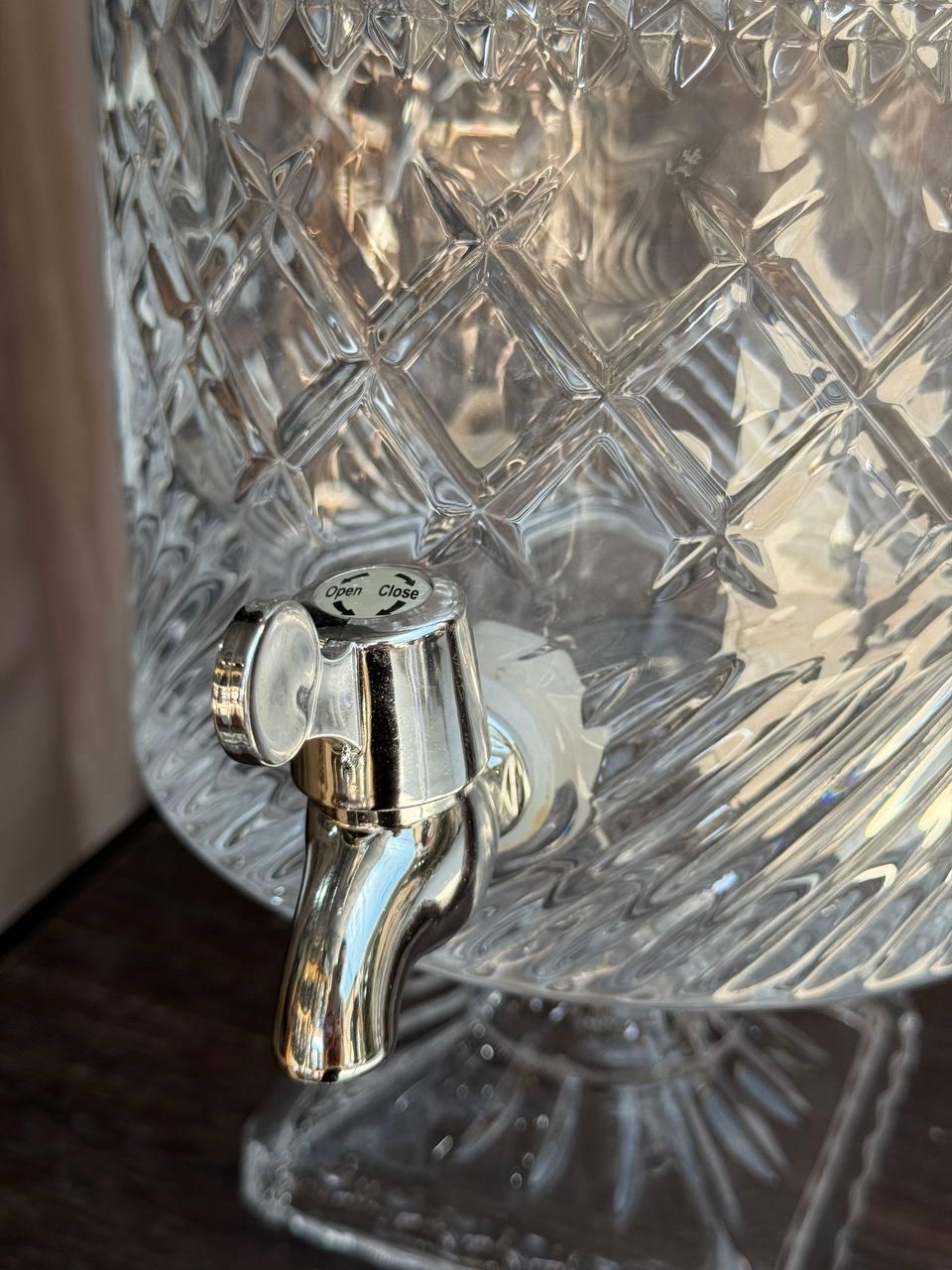 Лимонадниця Yiwu Glass скляна 4,5 л Прозорий (HP-19-4) - фото 6 Лимонадниця Yiwu Glass скляна 4,5 л Прозорий (HP-19-4) - фото 6