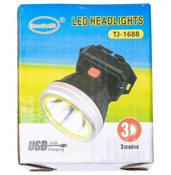 Ліхтар налобний акумуляторний 5 Вт (HP-JG-3) - фото 9