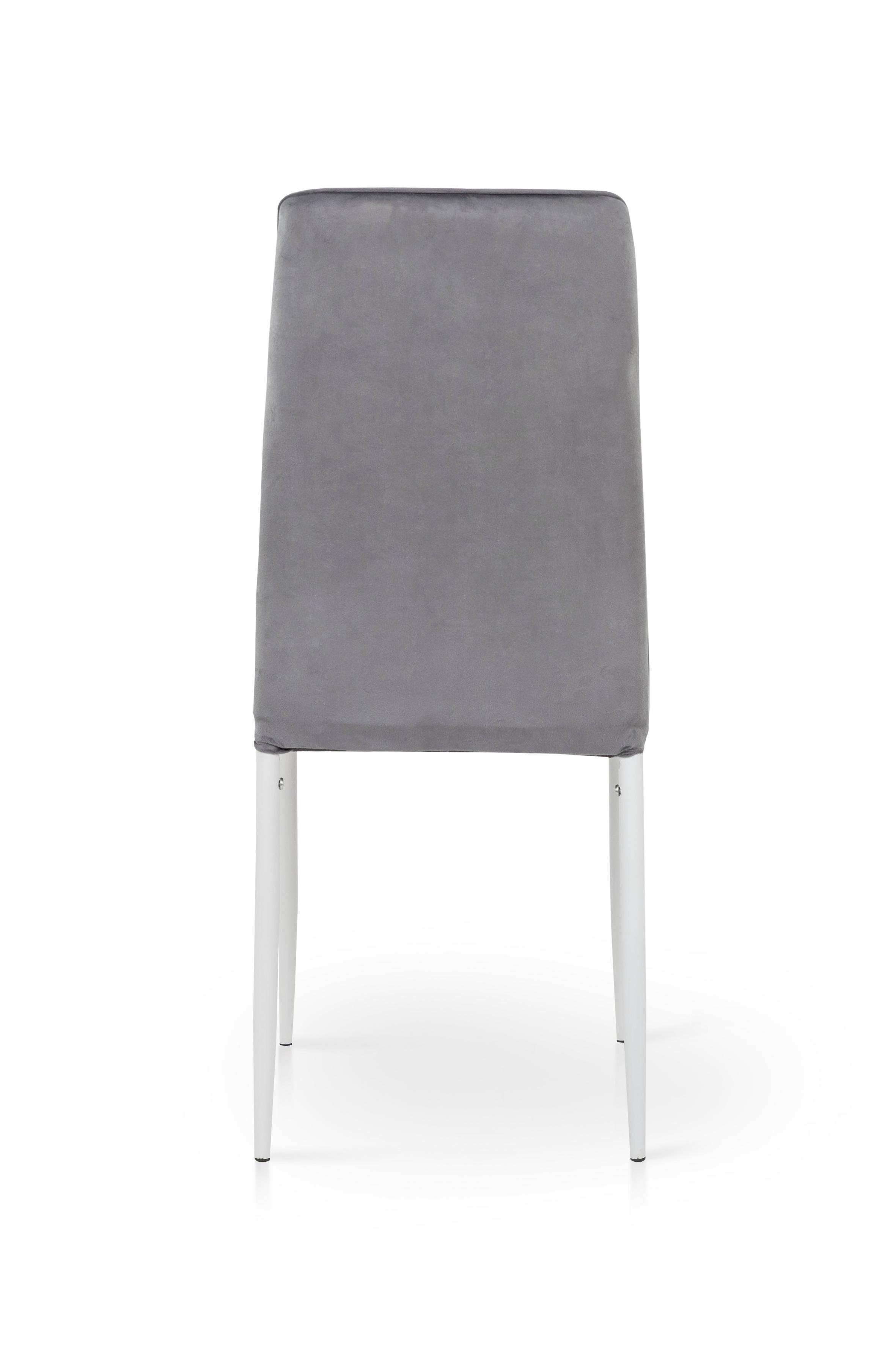 Стул для кухни и гостиной ГРЕЙС Рич 410х970х400 мм Белый/Серый (GAА0058024) - фото 3 Стул для кухни и гостиной ГРЕЙС Рич 410х970х400 мм Белый/Серый (GAА0058024) - фото 3