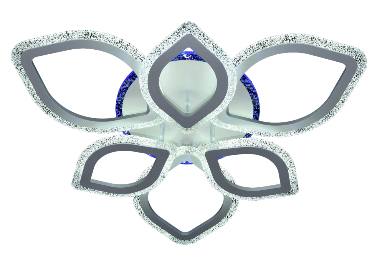 Люстра світлодіодна акрилова Valeso V 3212-3 3C WH з пультом