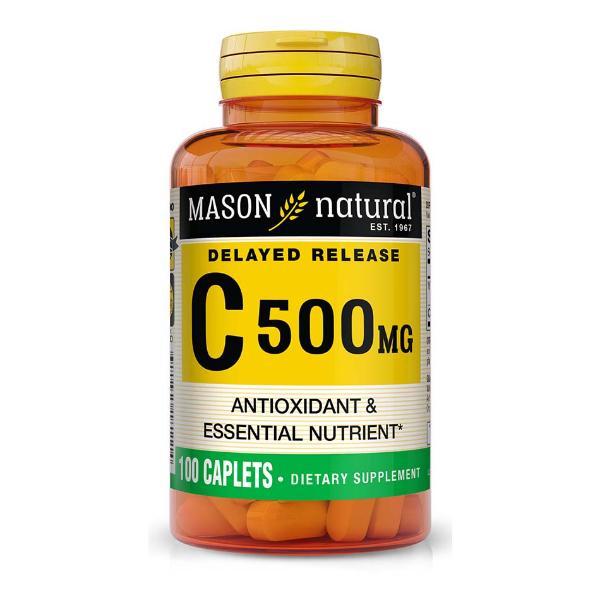 Витамин C Mason Natural Vitamin C 500 мг отсроченное действие 100 каплет (000021168) Витамин C Mason Natural Vitamin C 500 мг отсроченное действие 100 каплет (000021168)