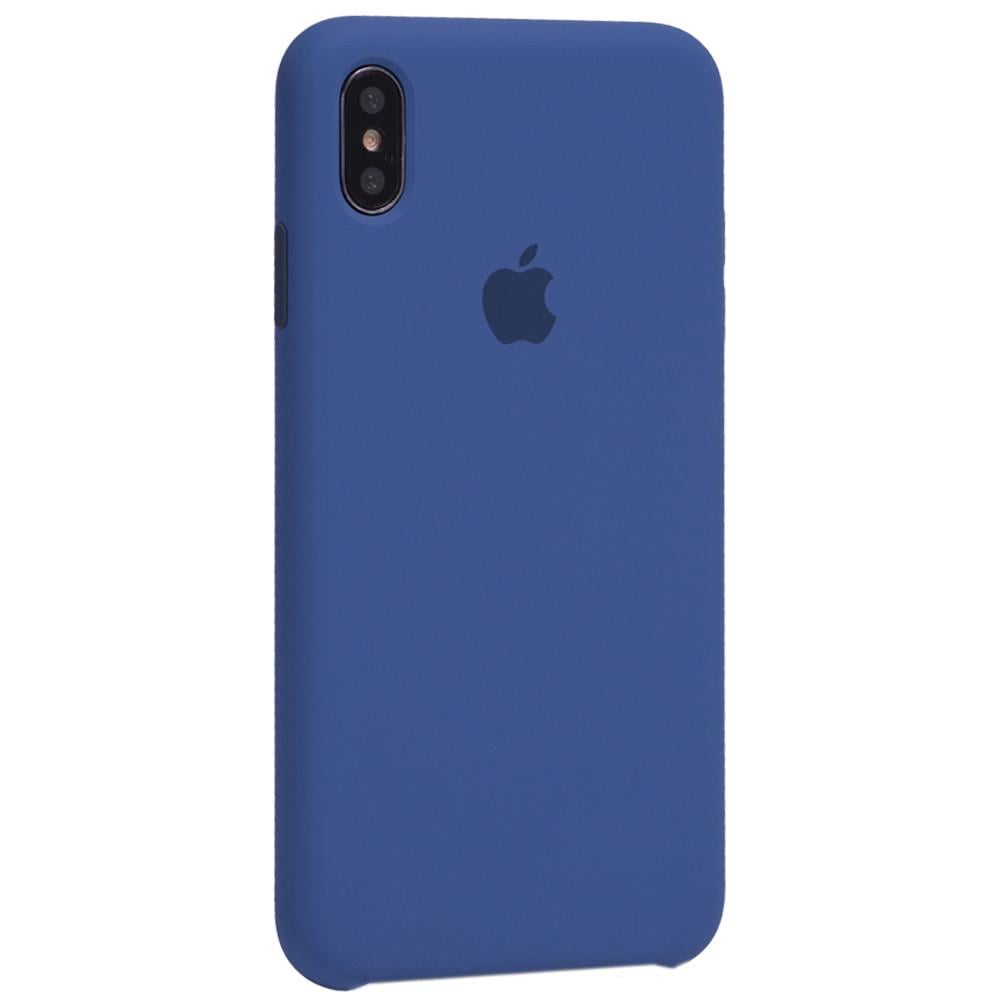 Чохол Apple Xs Max Leather Series Delft blue