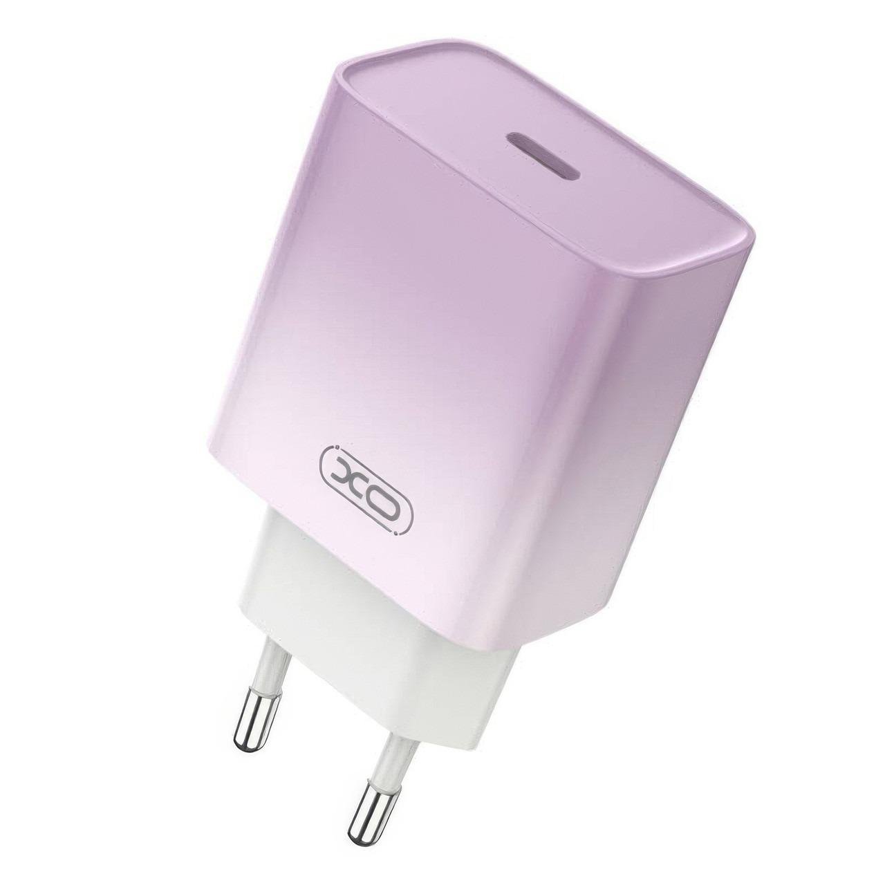 Зарядное устройство для телефона XO CE18 1Type-C 30W Фиолетовый (1010842-Violet)