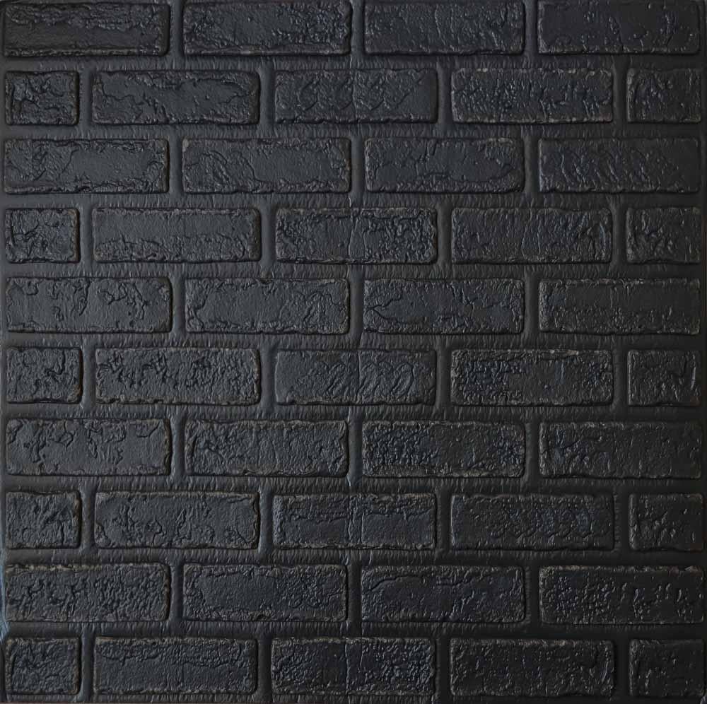 3D-панель декоративная самоклеющаяся Кирпич деко 700x700x5 мм Графитовый (579) 3D-панель декоративная самоклеющаяся Кирпич деко 700x700x5 мм Графитовый (579)