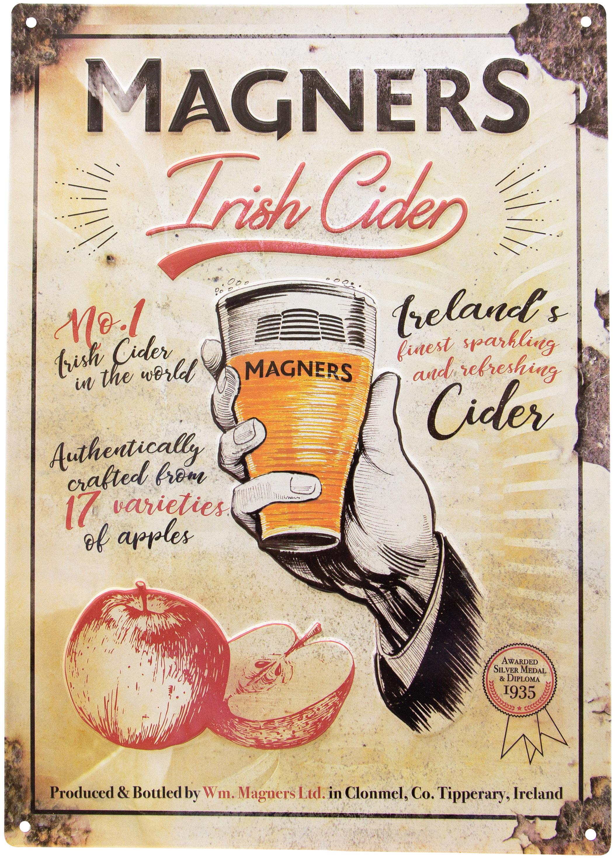 Табличка металева Магнерс Ірландський Сидр/Magners Irish Cider 30х42 см