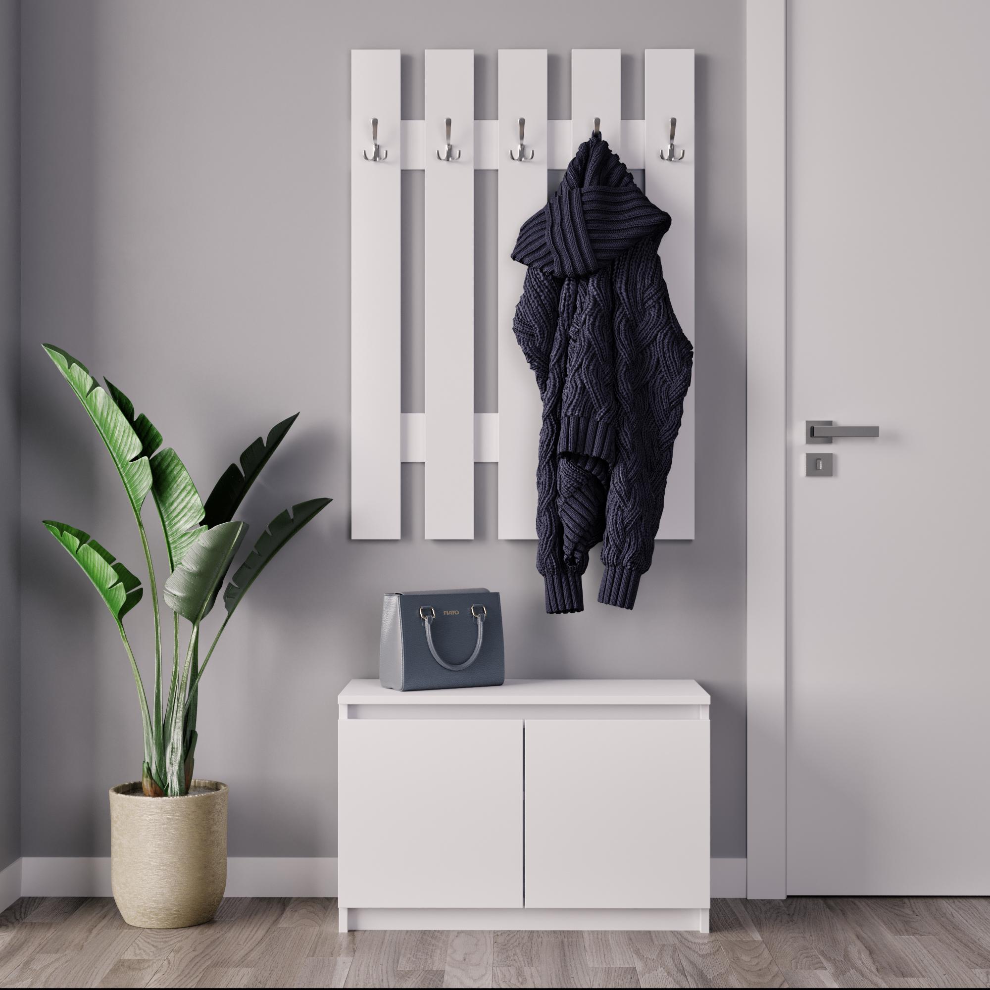 Прихожая ПР-2 100х70 см 45х70х30 см Белый