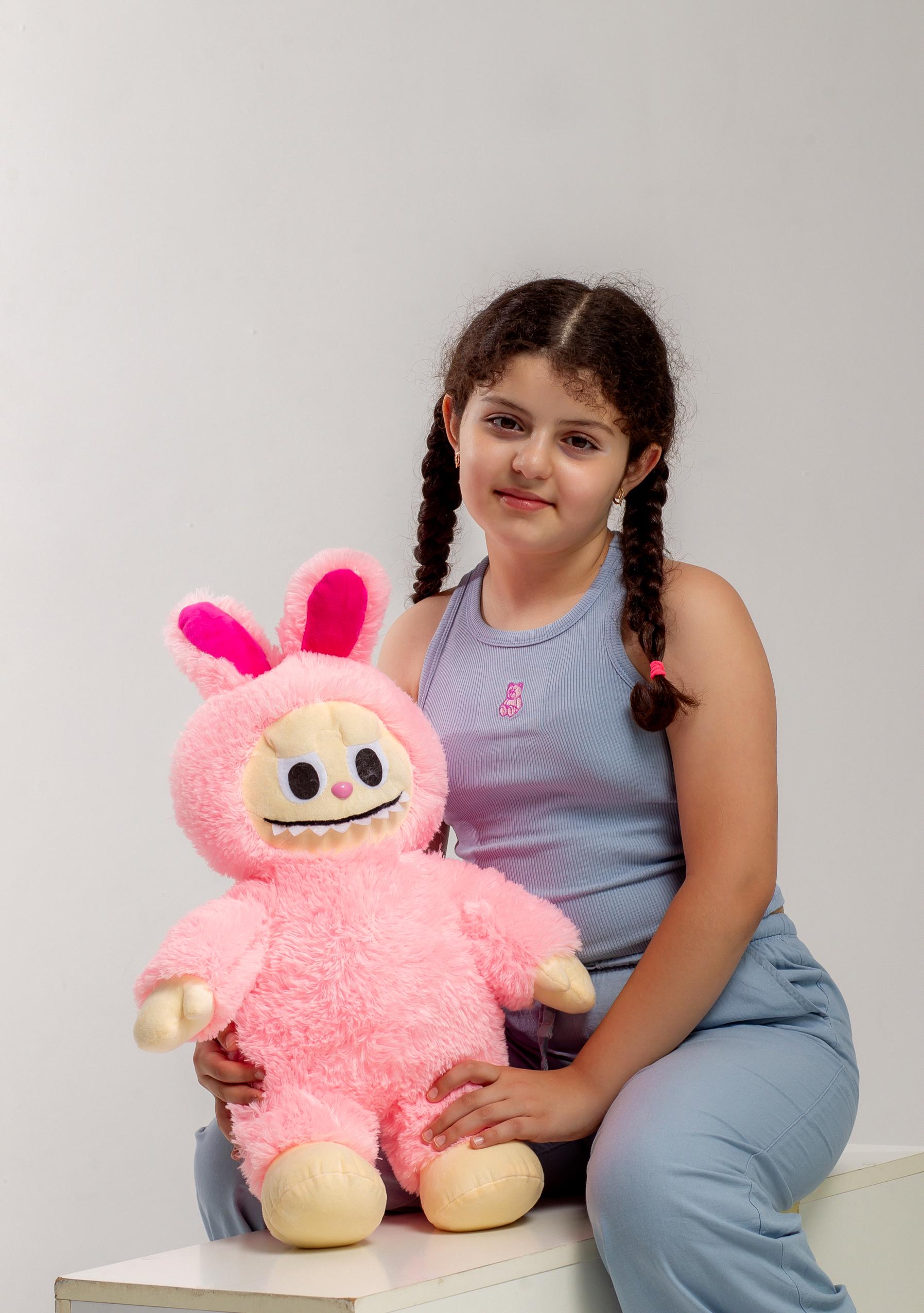 Іграшка м'яка Labubu Рожевий - фото 2