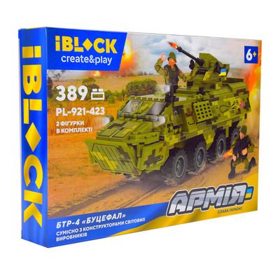 Конструктор IBLOCK БТР-4 Буцефал 389 дет ВСУ Армия Украины (1859644862)