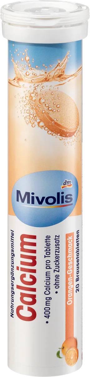 Вітаміни розчинні Mivolis Calcium 20 шипучих табл. (23719530)