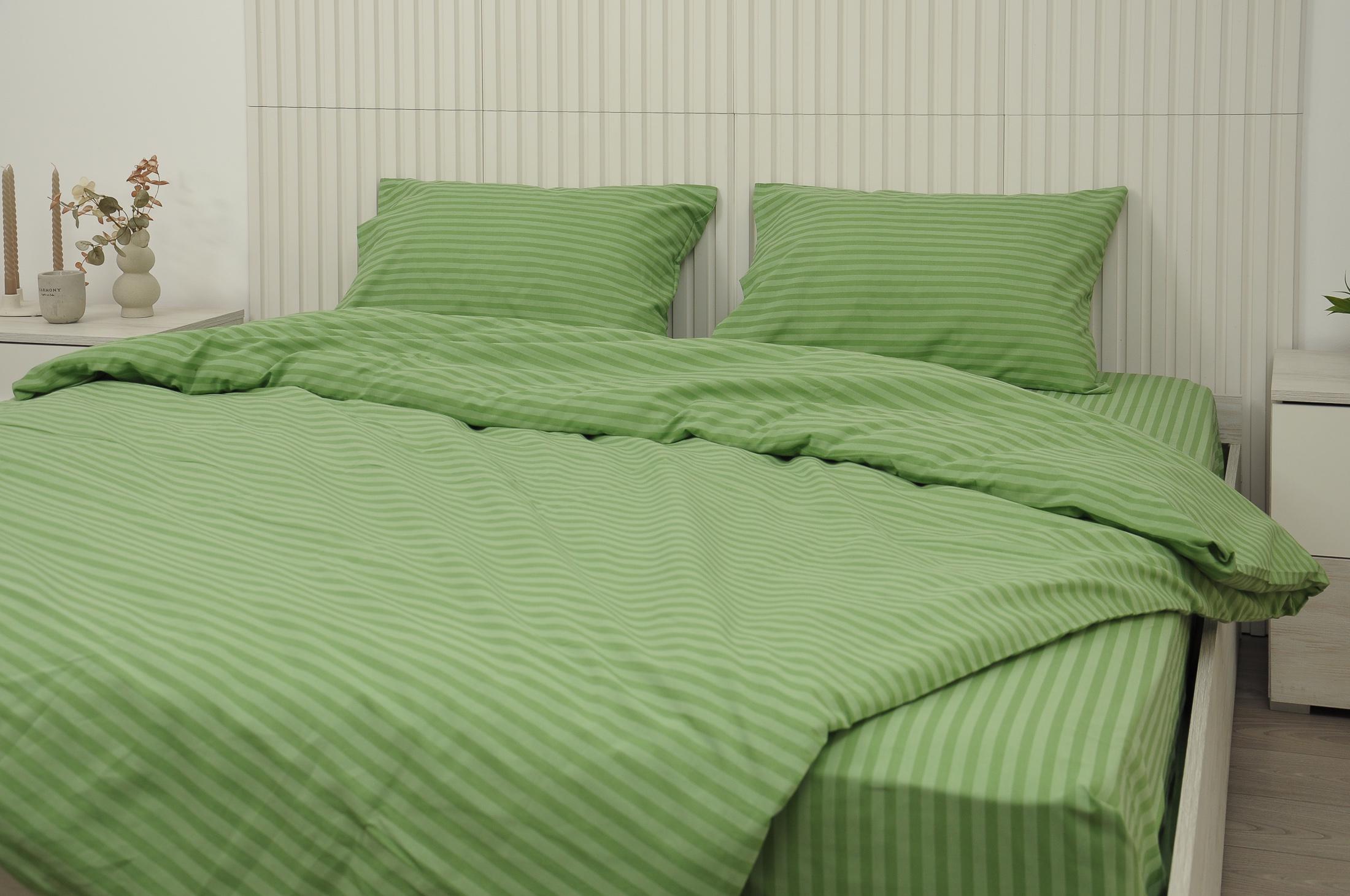 Комплект постельного белья полуторный Amore Glux-10052 бязь Фисташковый (KPB-A1,5-Glux-10052(50x70)_) - фото 3 Комплект постельного белья полуторный Amore Glux-10052 бязь Фисташковый (KPB-A1,5-Glux-10052(50x70)_) - фото 3