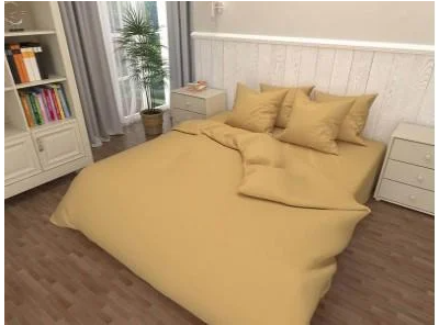 Комплект постільної білизни Vital-Textile Бязь Голд Люкс євро 200x220 см (BLe-№15)
