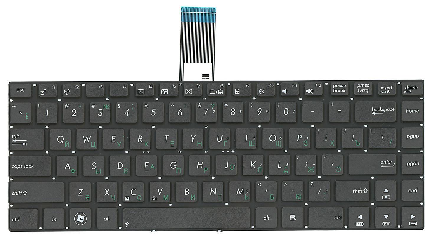 Клавиатура для ноутбука Asus N46/ Black Клавиатура для ноутбука Asus N46/ Black