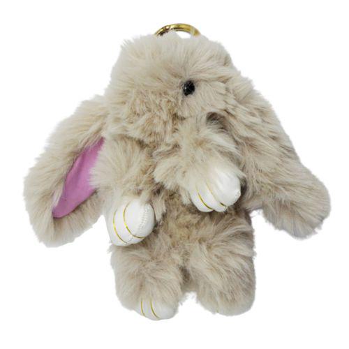 Брелок меховой Зайчик Beige (146912)