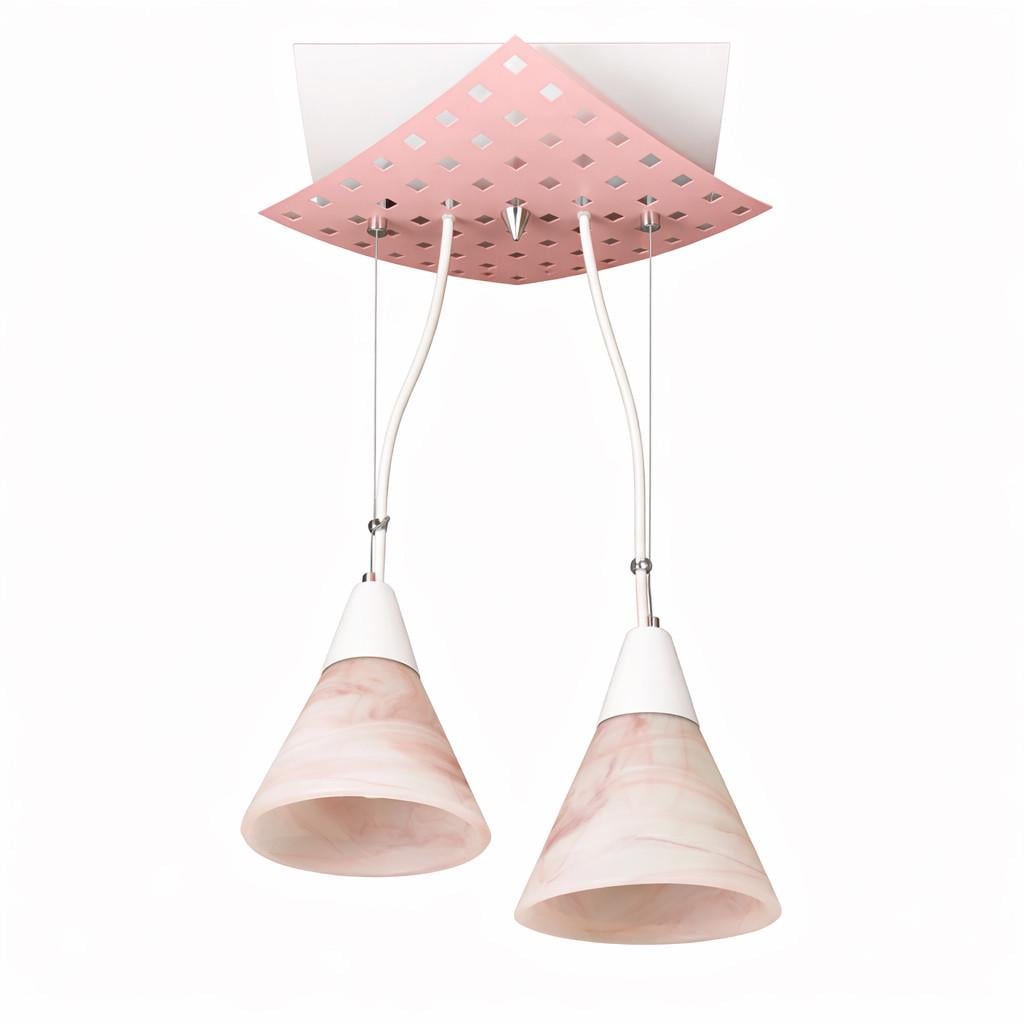 Люстра підвісна N&B light 302 Рожево-білого (32695236) Люстра підвісна N&B light 302 Рожево-білого (32695236)