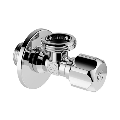 Кран угловой сантехнический Miraya 1/2x3/4" (TU-16625)