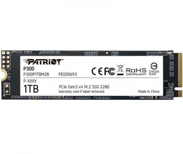 SSD-накопитель Patriot P300 1Tb M.2 NVMe SM 3D TLC (P300P1TBM28)