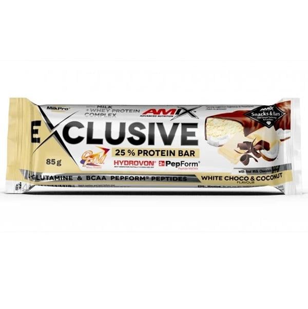 Батончик протеиновый Amix Nutrition Exclusive Protein Bar White Chocolate Coconut 85 г (24034932)