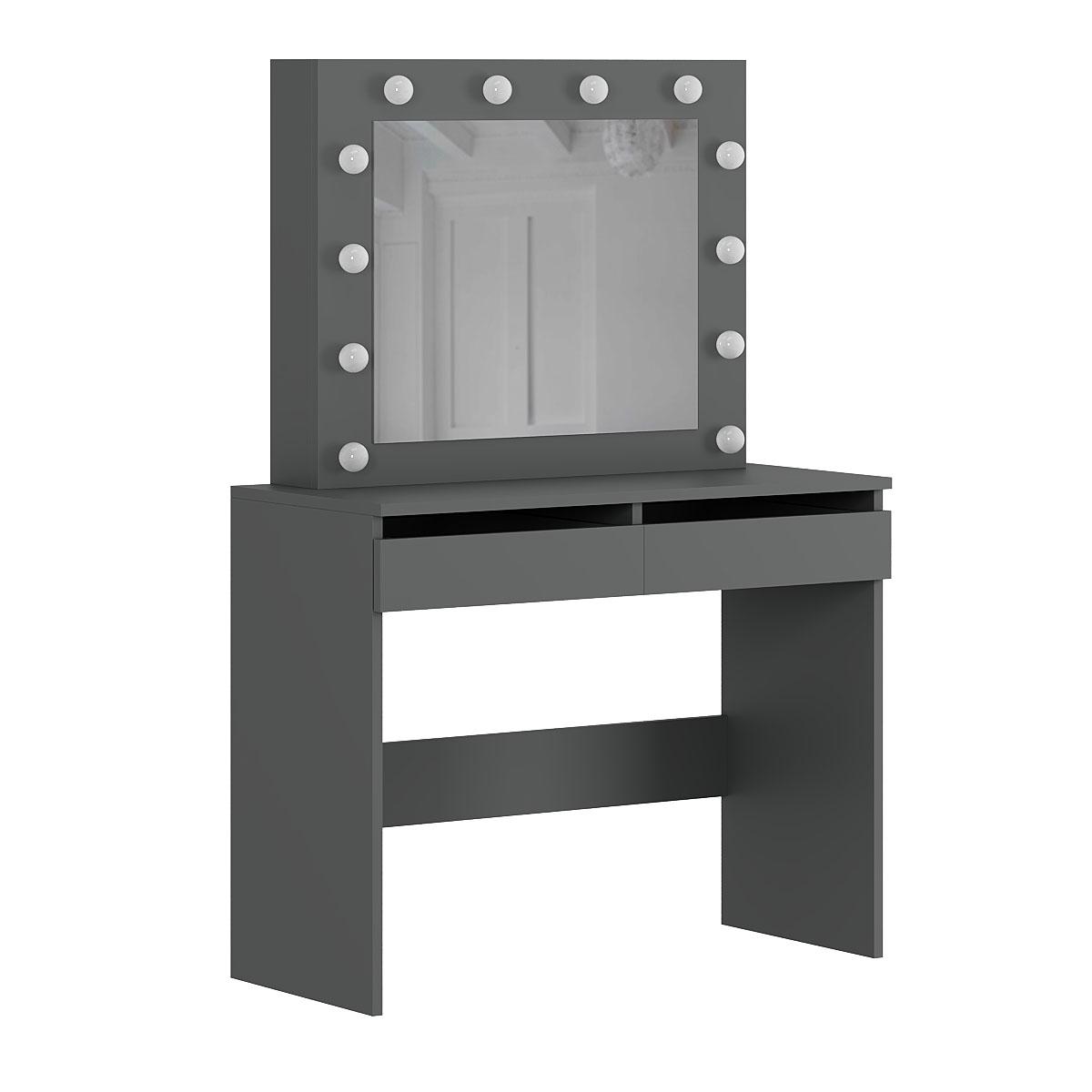 Туалетний столик Malta 940х430х1400 мм Графіт сірий (GATB32070700000) - фото 2 Туалетний столик Malta 940х430х1400 мм Графіт сірий (GATB32070700000) - фото 2