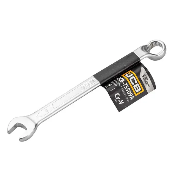 Ключ гайковий ріжково-накидний JCB (BAMFORD) 75509A відігнутий на 75 градусів 9 мм (17529169) - фото 1 Ключ гайковий ріжково-накидний JCB (BAMFORD) 75509A відігнутий на 75 градусів 9 мм (17529169) - фото 1