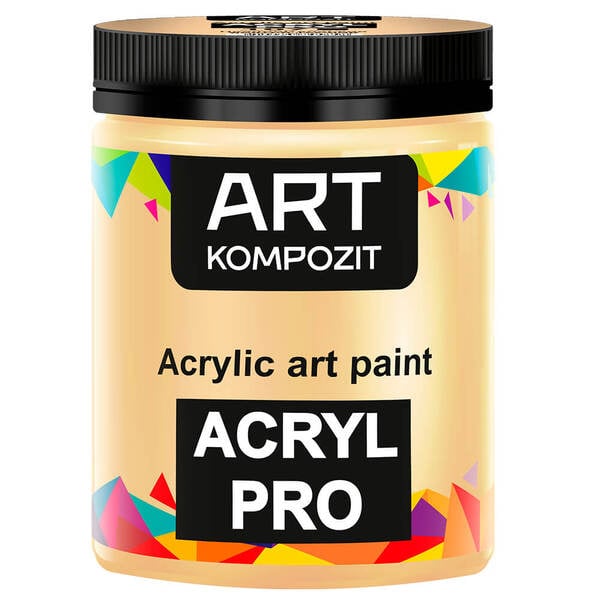 Акриловая краска ART Kompozit 107 430 мл Неаполитанский темно-желтый (KT107) - фото 1 Акриловая краска ART Kompozit 107 430 мл Неаполитанский темно-желтый (KT107) - фото 1