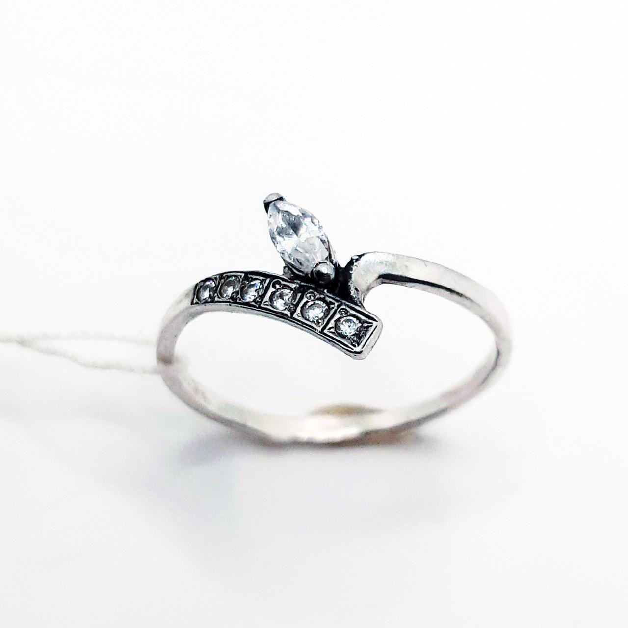 Кольцо серебро маркиз МАРИЧКА 925° 0,94 г р. 17 (2218618878)