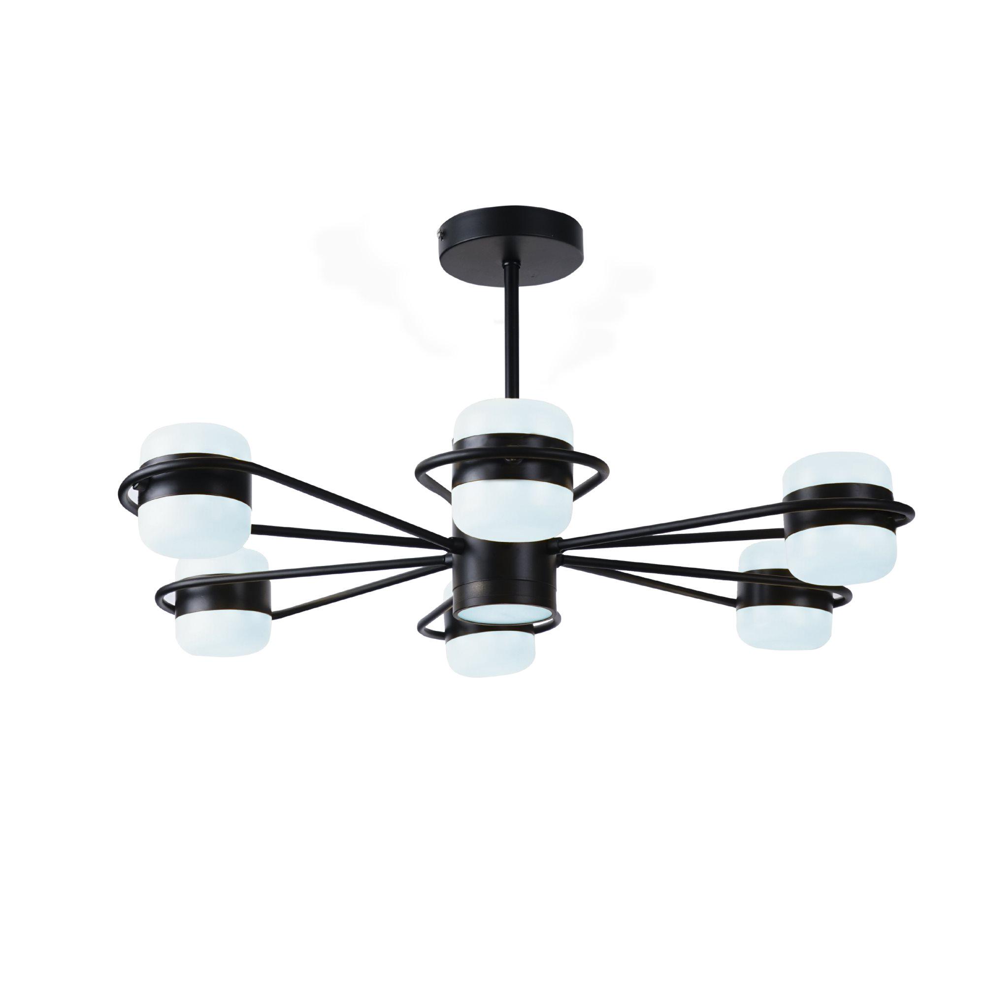 Люстра светодиодная акриловая Sirius B N4557/6 BK - фото 5 Люстра светодиодная акриловая Sirius B N4557/6 BK - фото 5